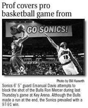 Prof Covers Pro Basketball Game From Press Row Dailyrecordnews Com