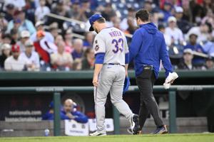 Mets reliever A.J. Minter goes on the injured list with a strained left triceps