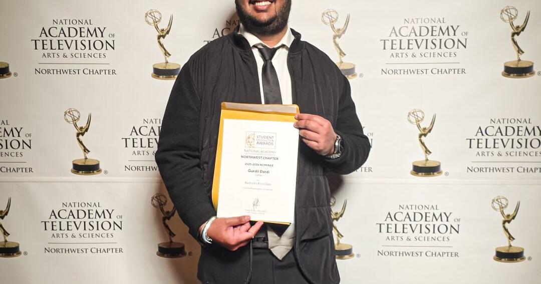 Dardi keeps rolling: CWU film student nominated for an Emmy