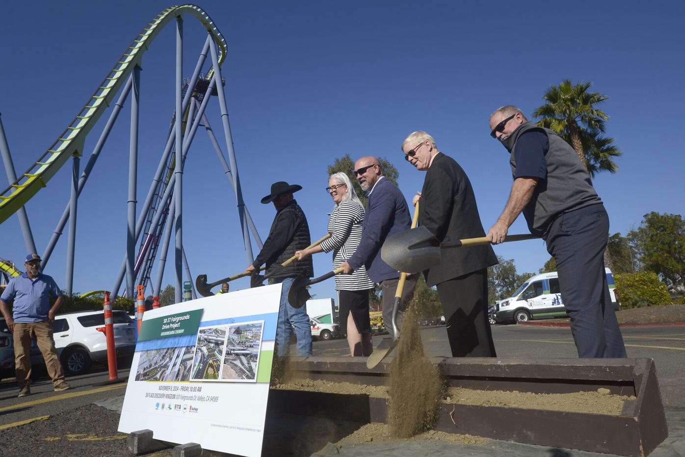 Caltrans, STA break ground on Highway 37, Fairgrounds Drive project | News  | dailyrepublic.com