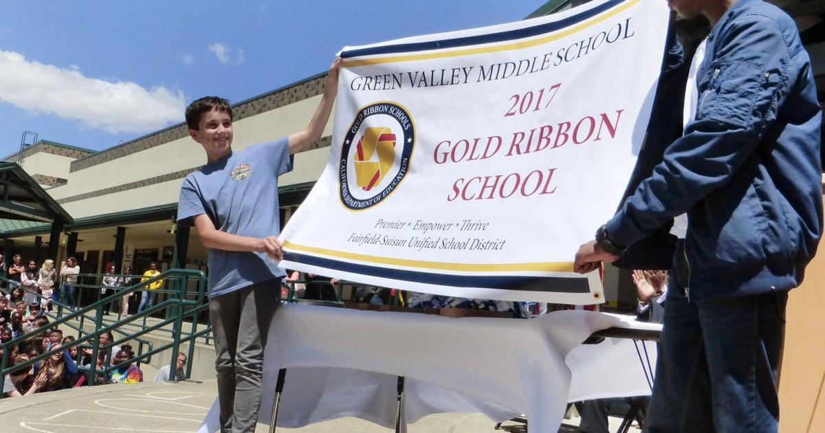 Green Valley Middle School gets the gold Education