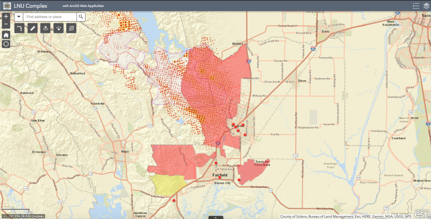 Solano officials lift some fire evacuation orders overnight | Fairfield |  dailyrepublic.com