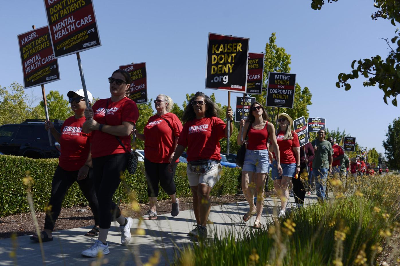 Kaiser mental health professionals strike outside Vallejo, Vaca medical  centers | Vacaville-Dixon-Winters | dailyrepublic.com