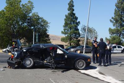 Air Base Parkway crash sends 3 to hospital | Fairfield | dailyrepublic.com