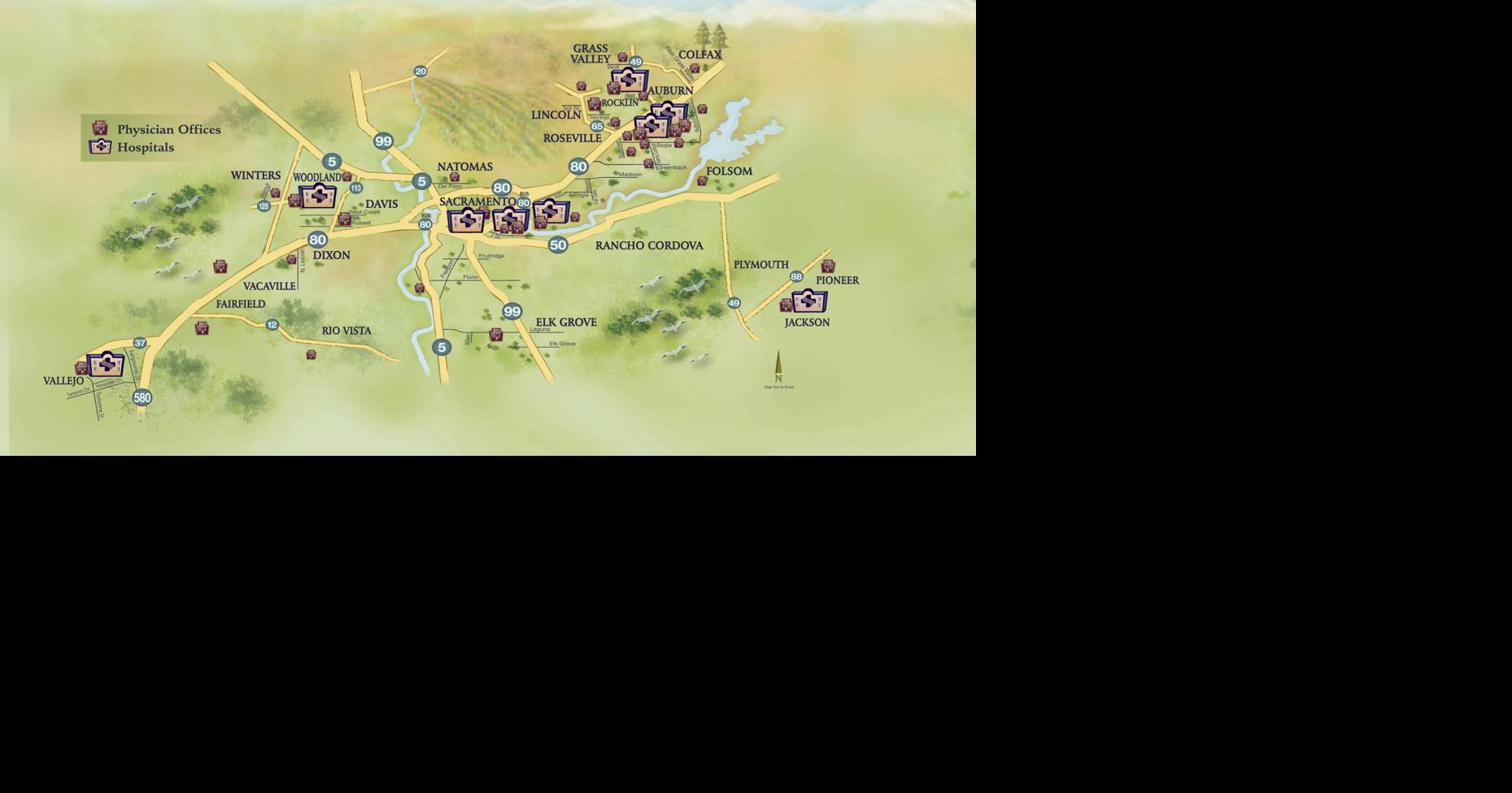 Sutter Health_Map | News | dailyrepublic.com