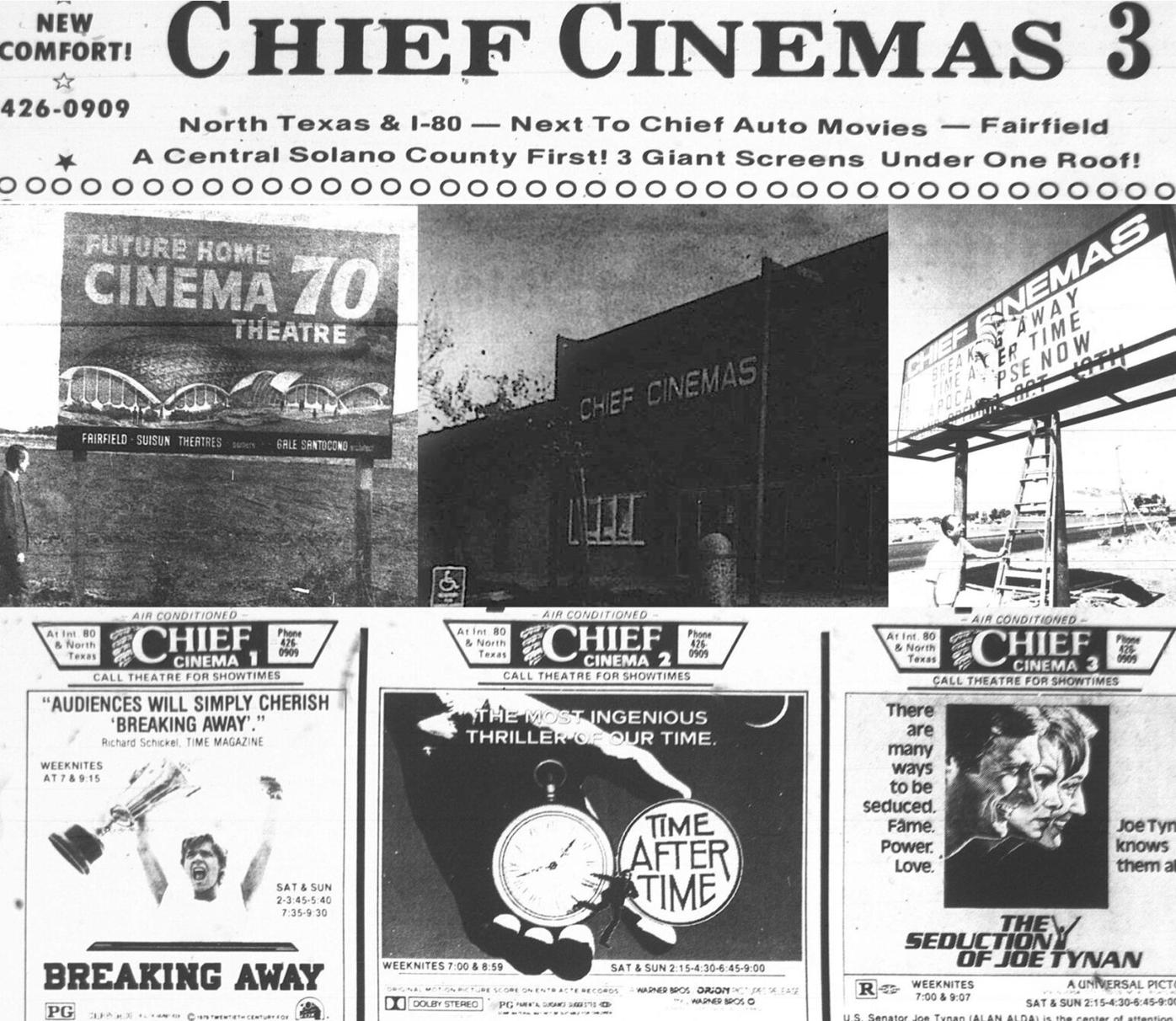 Back in the Day: All hail the mighty Chief Cinemas triplex! | Local  Lifestyle Columns | dailyrepublic.com