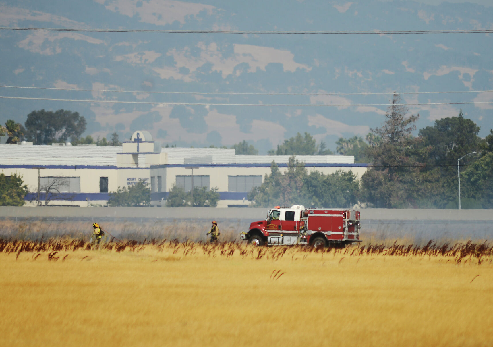 Grass fire forces closure of Highway 12 in Fairfield; 4th fire in 3 ...