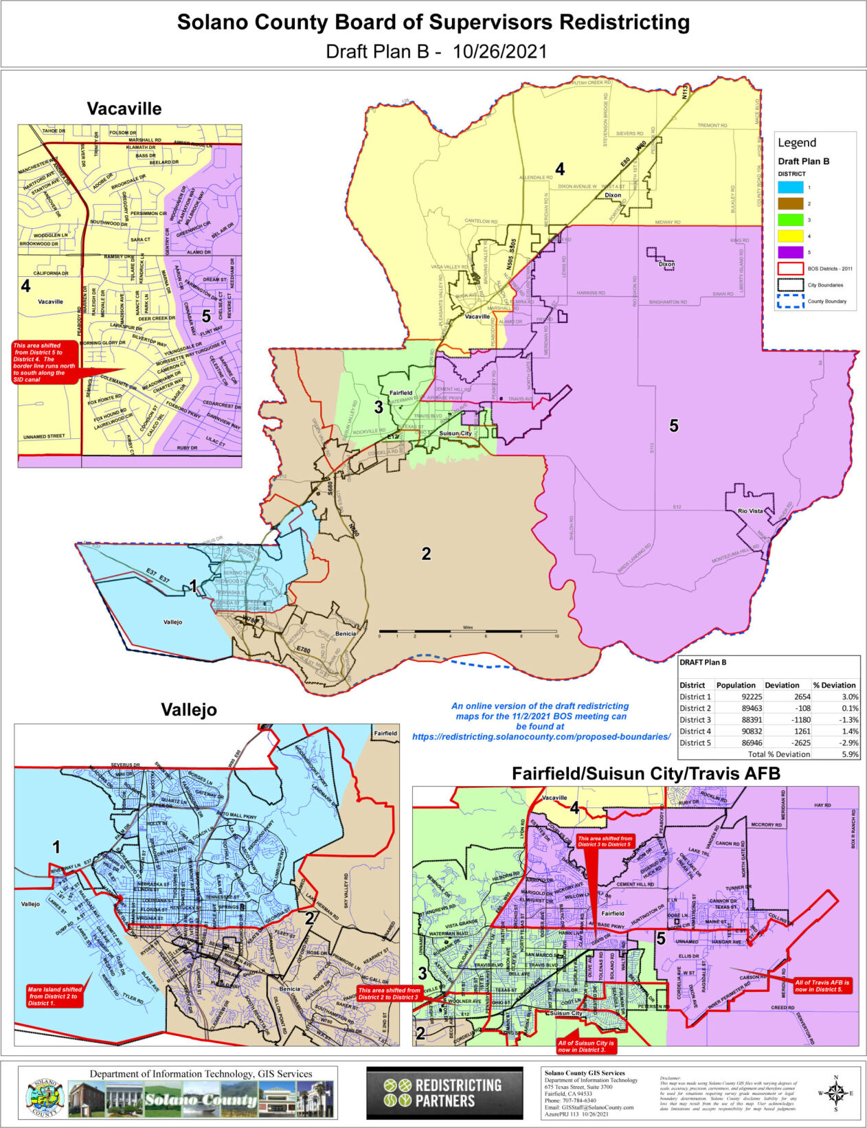 Solano County releases draft district boundary maps | Benicia-Vallejo |  dailyrepublic.com