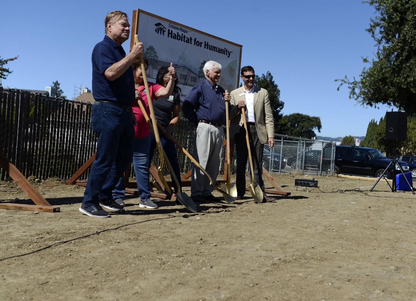 Habitat housing project gets started with dirt turned on Woolner |  Fairfield | dailyrepublic.com