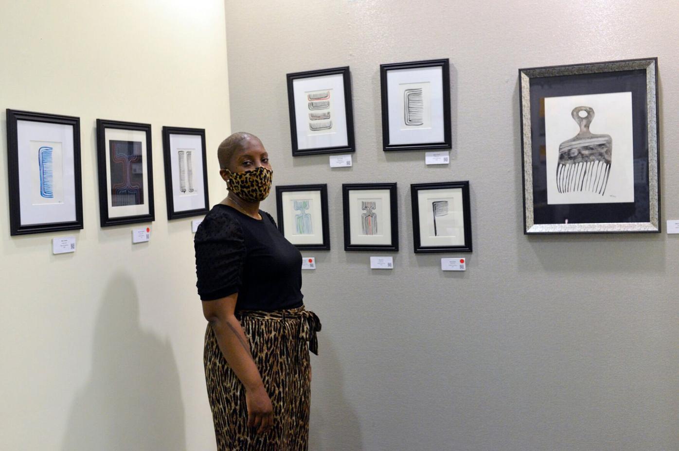 Featured artist explores living with alopecia in a series of watercolor  combs | Fairfield | dailyrepublic.com