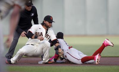 Brandon Crawford, San Francisco  Brandon crawford, Sf giants