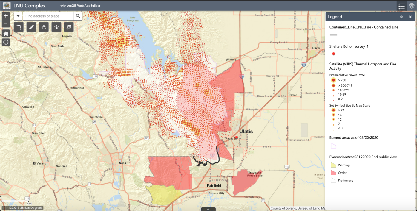 Cal Fire shows containment line around fire in Solano | Fairfield |  dailyrepublic.com