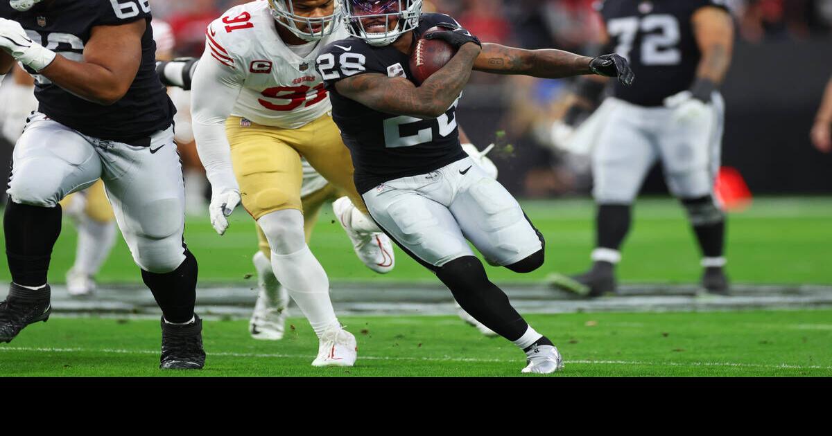 49ers edge Raiders 37-34 in OT for 9th consecutive win