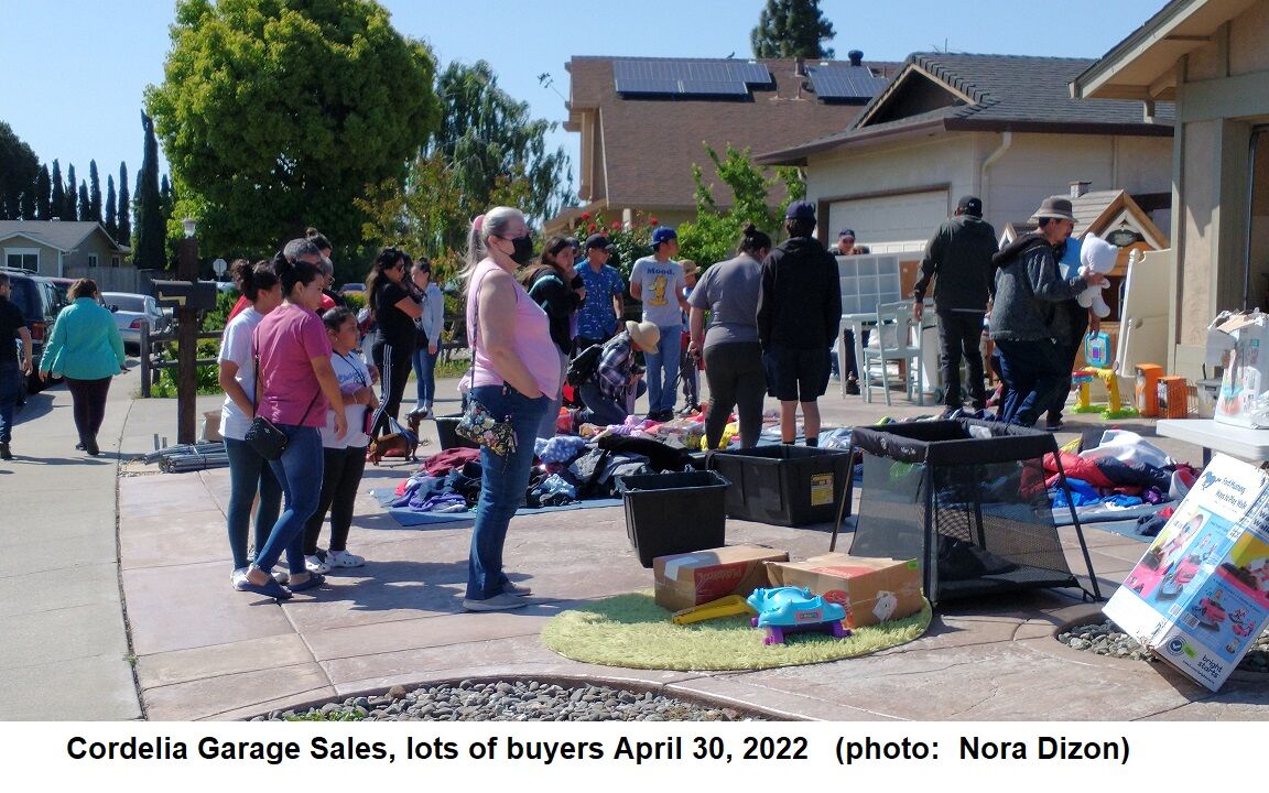 May 6 & 7, 2023: 36th Annual Cordelia Village Community Garage Sale returns  | Community News & Views | dailyrepublic.com