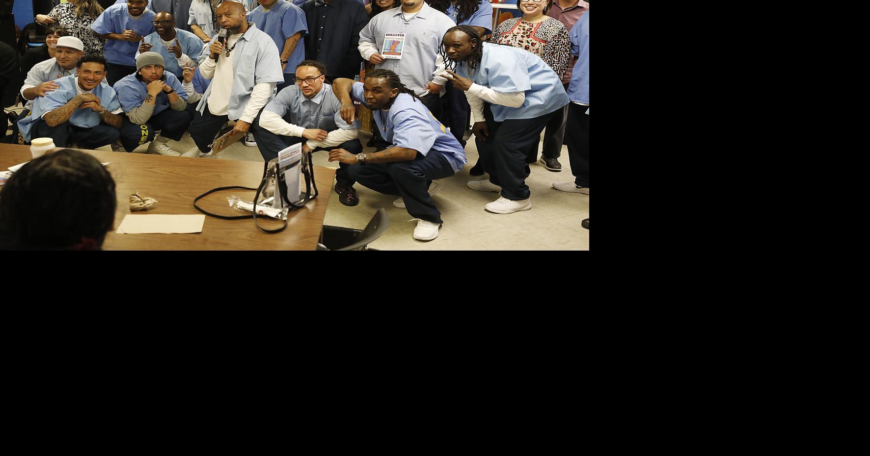 Members of the Uncuffed team from the "inside" and "outside" of