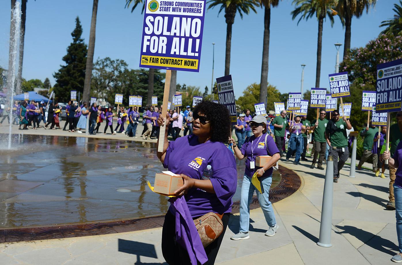 UPDATED: Four county unions set 2-day strike starting Tuesday | News |  dailyrepublic.com