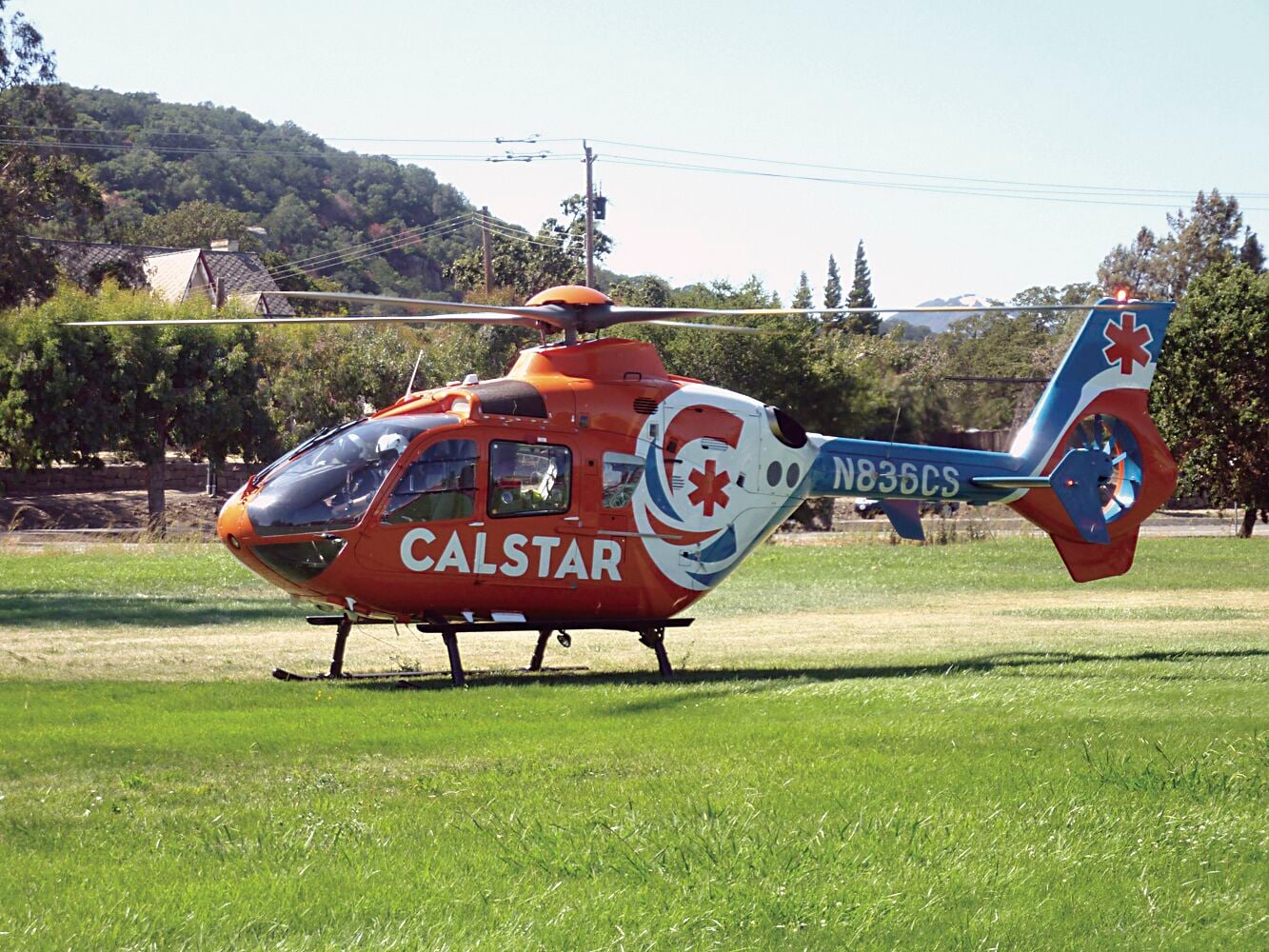 CalSTAR helicopter lands for Solano College training | Education |  dailyrepublic.com