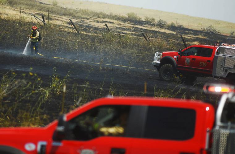 Vegetation fire shuts down westbound Highway 12 in Fairfield ...