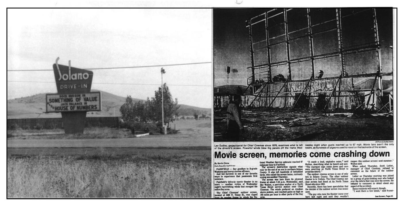 The day the drive-in died in Fairfield | Local Lifestyle Columns |  dailyrepublic.com
