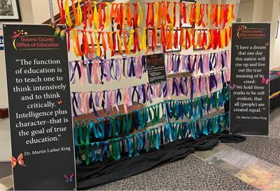 SCOE creates ribbon wall as part of MLK celebration | News ...