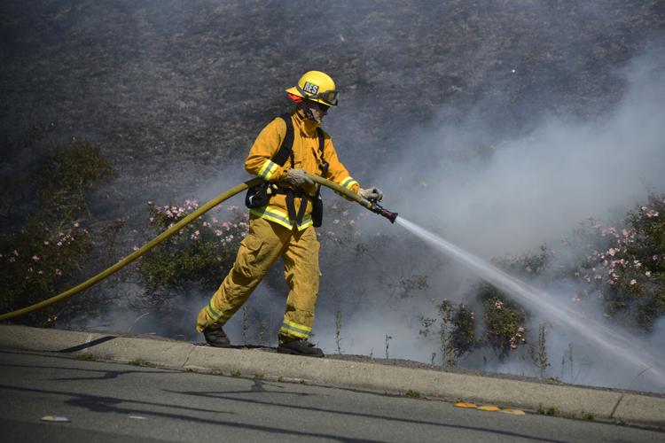 Photos: Fire along Eastbound Interstate 80 in Fairfield | News ...