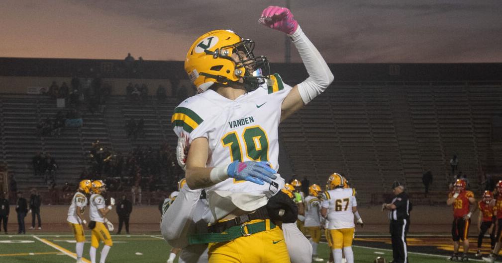 Vanden football rolls over Pleasant Valley for NorCal title, headed to ...