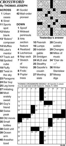 Crossword Diversions dailyrepublic com
