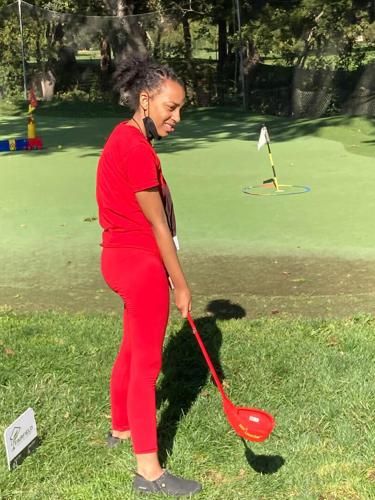 Moving fore ward: Adaptive physical education students hit the golf