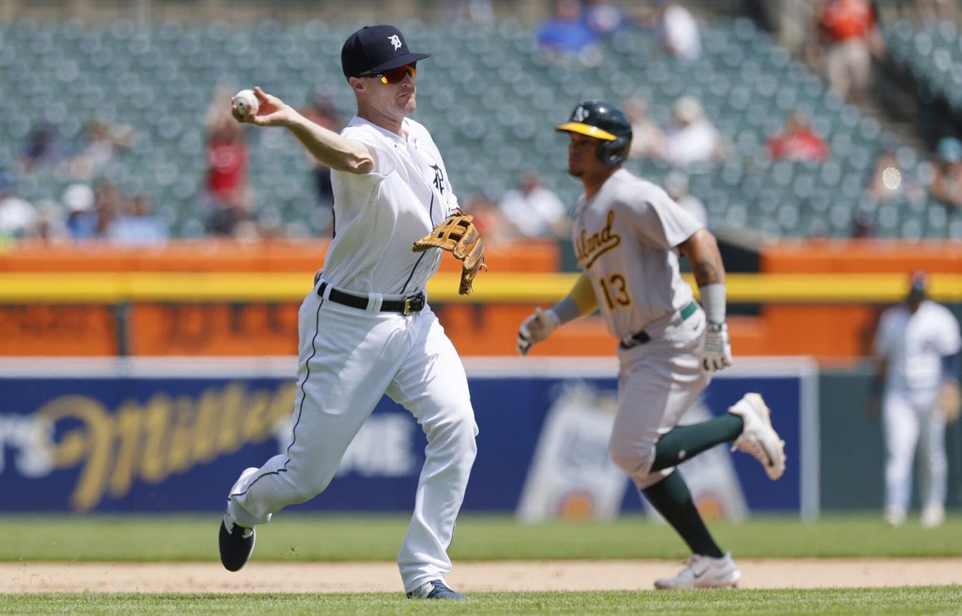 A's take 4 of 5 from Tigers by winning finale at Comerica