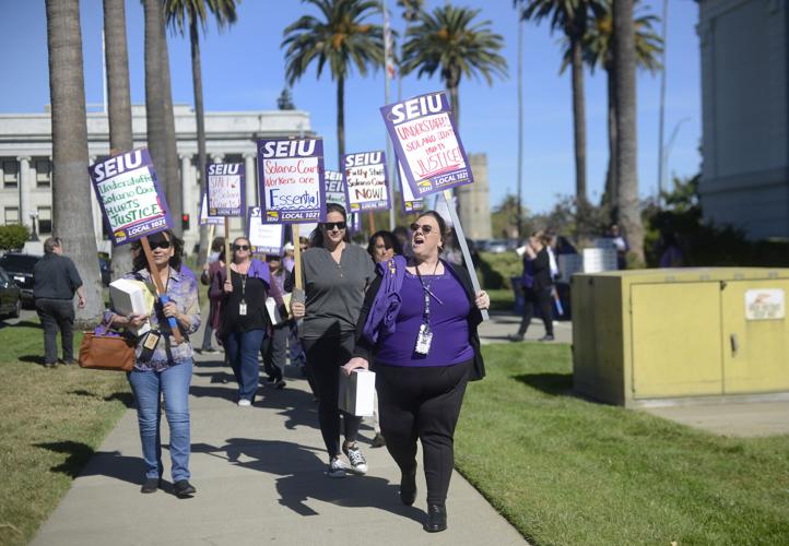 Solano Court workers rally for better pay staffing relief News
