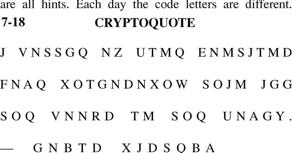 Cryptoquote Diversions Dailyrepublic Com