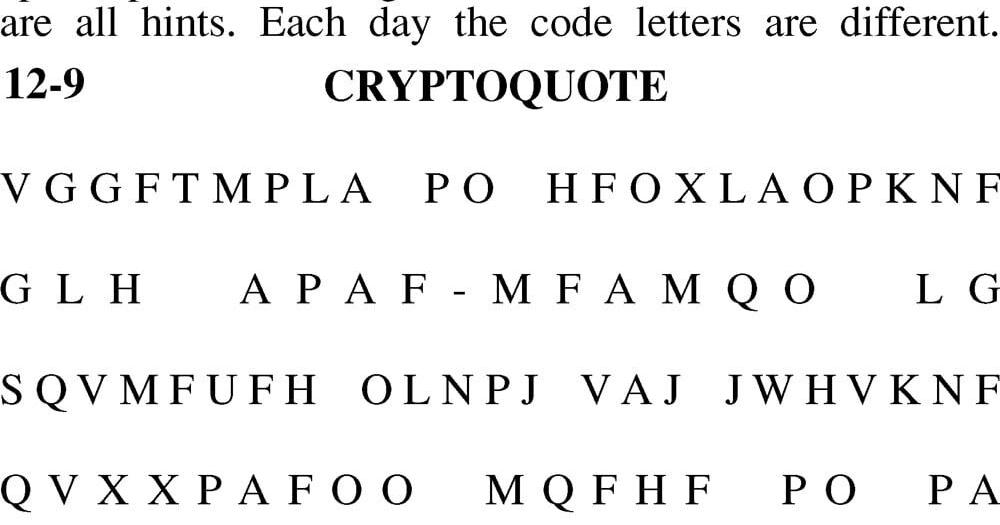 Cryptoquote Dec 9 Diversions Dailyrepublic Com