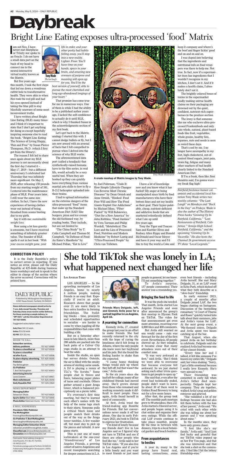 Page A02 Print Edition