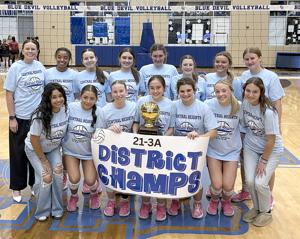 Lady Blue Devils claim 13th straight 21-3A title