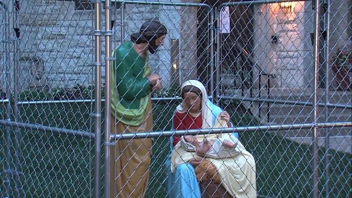 Image result for PHOTO OF CAGED JESUS