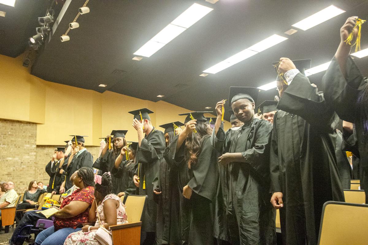 Malcolm Rector Technical High School graduation ceremony on Friday, June 1, 2018.