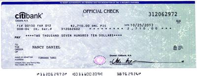 check checks real fake look scam dailysentinel part nancy received daniel started offer job