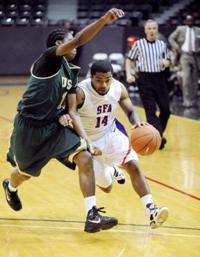 Sfa Men S Basketball Versus The University Of Science And Arts Of