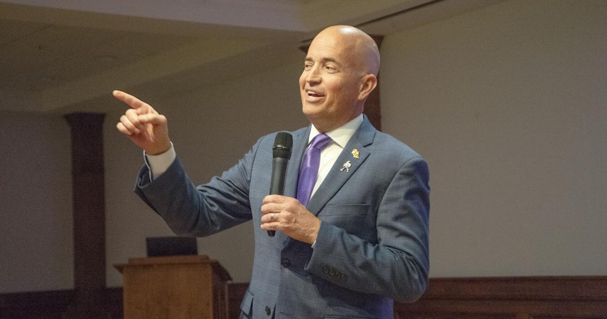 Christopher Toombs New athletic director to evaluate conference affiliation, facilities ...