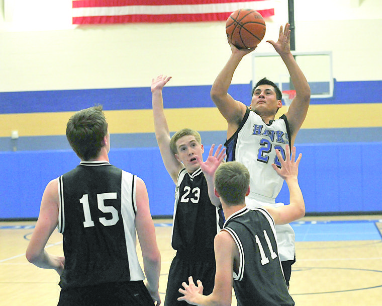 Down 3 players due to influenza, Hawks struggle against Grace Christian