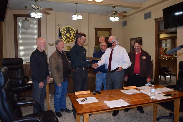 County commissioners court honors sheriff, chief deputy in Kerrville