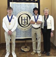 2 OLH students hit gold in district music competition