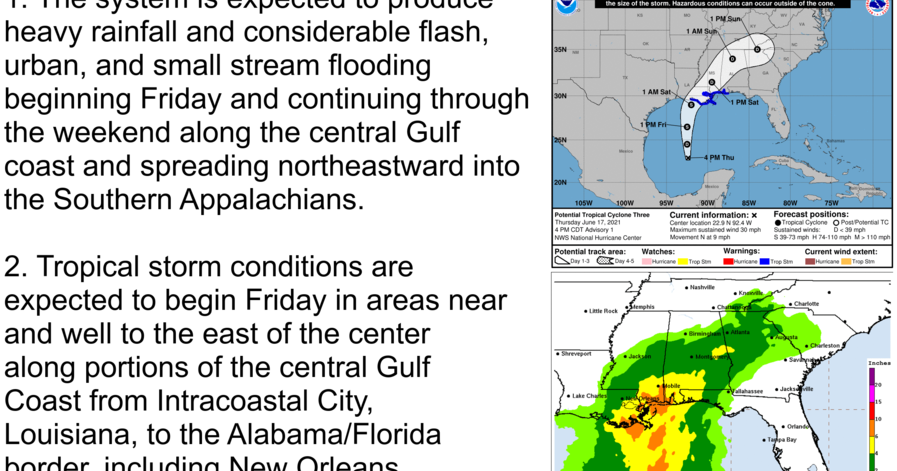 Tropical storm warning issued for northern Gulf Coast | Promotions ...