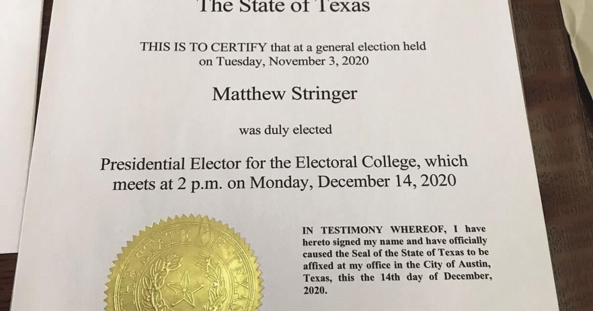 Matthew Stringer Congress Matthew Stringer, elector | | dailytimes.com