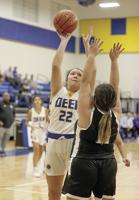 Deer win big at home over Lady Pirates, 47-9