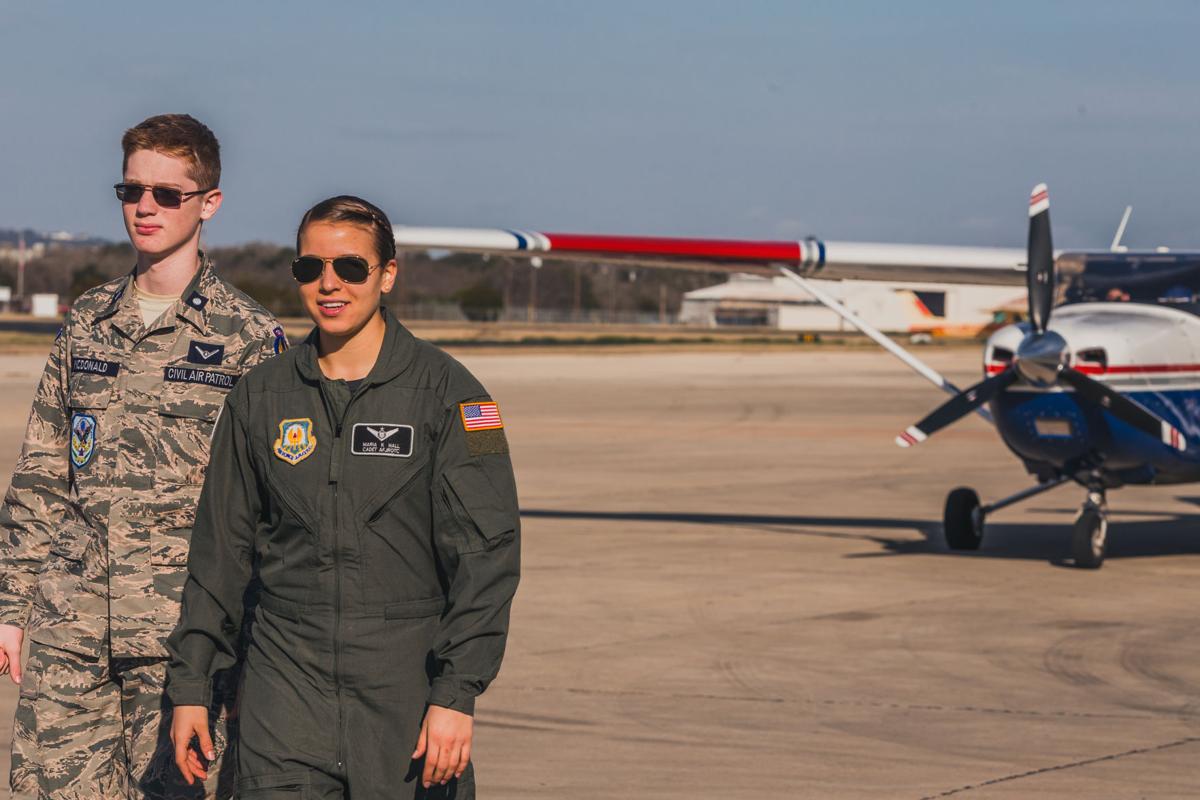 Civil Air Patrol pilots take Tivy students under their wings