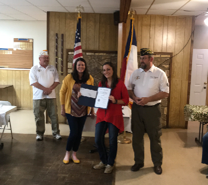 Veterans organization honors students teachers News