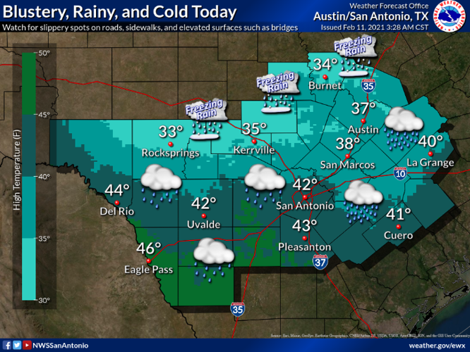 WINTER STORM WARNING hoisted for Kerrville and Hill Country region ...