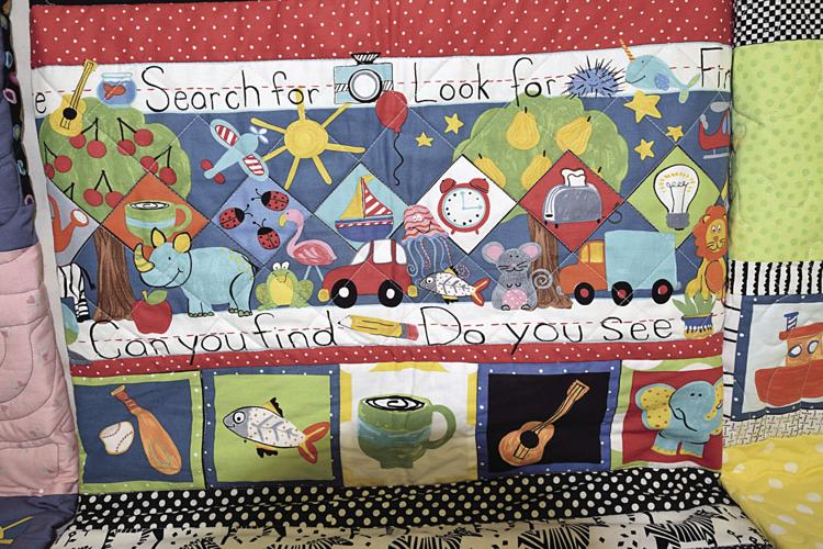 Quilting for a cause Creations celebrates 40th birthday with child