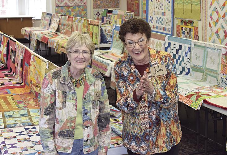 Quilting for a cause Creations celebrates 40th birthday with child